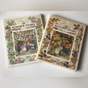 Collectible Vintage Jill Barklem Brambly Hedge Summer Story and Autumn Story